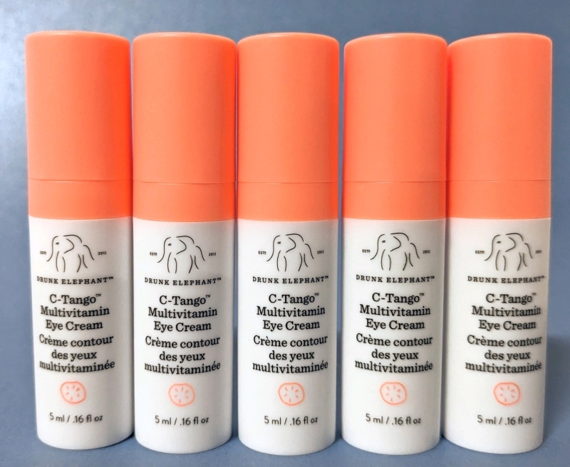 5 New DRUNK ELEPHANT C-Tango Multivitamin Eye Cream (5ml each)