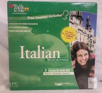 Auralog Talk to Me: Italian 7.0 &ndash; 3 Levels, PC CD-ROM with Headset