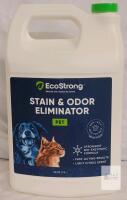 EcoStrong Pet Stain and Odor Eliminator, 1 Gallon Bio-Enzymatic Cleaner, Light Citrus Scent