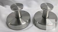 PEUTIER Premium Stainless Steel Suction Cup Hooks, Model New Y27004, 2-Pack