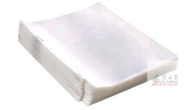 Amazon Basics 3-Hole Non-Glare Polypropylene Sheet Protectors, 8.5"x11", 200-Pack, Top Loading