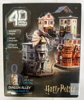 4D Build Harry Potter Diagon Alley 3D Puzzle Model Kit, 287 pcs, 12+, Detailed Display