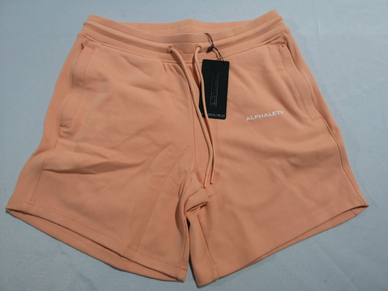 New ALPHALETE Women's XL Essential Core Short (Orange Frost)