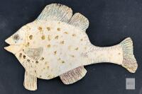 Handmade Glazed Ceramic Fish Wall Plaque, Signed "Madeleine" Dated Oct 8, 11" Vintage Decor<br/>Murphy English Pottery 35+ old&rdquo;