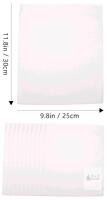 New 50-Pack 25cm x 30cm White Epe Foam Cushion Pouches for Thickness 0.5t