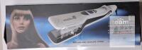 new Steam Plus Professional Steam Hair Straightener with Titanium Plates, Adjustable Temperature, and Digital LCD Display