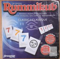 Rummikub Classic Board Game by Pressman, Bilingual English/French, 2-4 Players, 70+ Years Edition