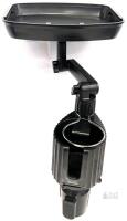 Automotive Cup Holder for 3.4 - 3.7" Diam Bottles & Cups Expander with Adjustable Tray & Non-Slip May for Travel - In Good Condition