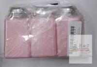 Pink Plastic Solvent Dispenser Bottles 180ml 3-Pack | Stainless Steel Cap | XTG08BPUR13V