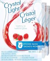 14 packs of 4 of Crystal Light Raspberry Ice Drink Mix, 4 Pitcher Packs/Box or 12 Singles, Low Calorie, UPC 068100682900
