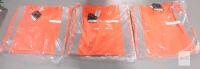 Kam HV21000-19 US High-Visibility Short Sleeve Safety Shirt, Size Large, Orange with Reflective Striping
