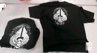 2 VERY COOL 3XL Friday the 13th Port Dover Ontario 2011 Black T-Shirt, Double-Sided Skull & Eagle Print