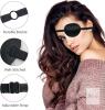 34 New Adult-Size Eye Patcheswith Adjustable Elastic Strap, Soft Single Eye Mask for Amblyopia Lazy Eye Treatment, Cosplay, Costume & Daily Use, - 2