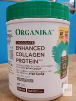 Organika Chocolate Enhanced Collagen Protein Powder 504g | Hydrolyzed Bovine | 42 Servings | NPN 80115234