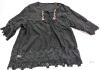 New Size 18 Women's Linen-Style Cotton Blend Boho Top Floral Embroidered Lace Shirts 3/4 Sleeve Flowy Blouses Plus Size Loose Shirts Summer Tunic Top - 3