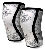 New Size XXL Women's MightyBuns 7mm Knee Sleeves (1 Pair) | Knee Compression and Support for Weightlifting, Powerlifting, Crossfit, Weight Training, Gym and Home Gym Exercises