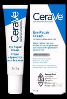 New CeraVe Eye Repair Cream | Eye Cream for Dark Circles and Puffiness | Fragrance Free | 14.2g