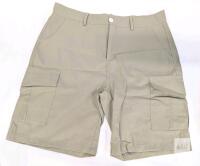 New Size MED Women's Cotton Linen Blend Lightweight Cargo-Style Shorts