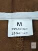 New Size MED Women's Cotton Linen Blend Lightweight Cargo-Style Shorts - 2