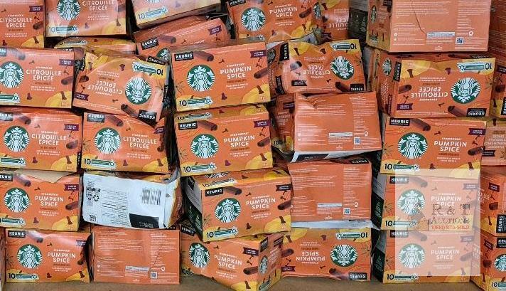 [BB 2025 MAR 25] 25 TWENTY FIVE New Boxes 10 K-Cups per Box Starbucks Pumpkin Spice Keurig K-Cup Coffee Pods . Box conditions range from excellent to severely damaged