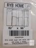 RYB HOME Super Soft Velvet Curtains 52"x96", 2 Panels, Rod Pocket, Room Darkening, Off-White - 3