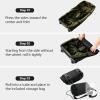 New Bagenerous 110L Expandable Soft-Sided Foldable Duffle Bag with 2 Rubber Wheels, Packable 32&rdquo; Rolling Carry-On with Multi-Pockets & Compartments, Army Green - 2
