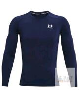 New Size MED Men's Under Armour UA HeatGear Armour Compression Long-Sleeve Top - Navy