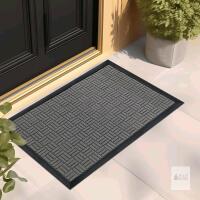 New LIGHT GREY Mibao Heavy-Duty Front Door Mat, Dirt Trapper Waterproof Super Absorbent Door Mat for Entryway Outside Patio Porch, , 29.5" x 17" X004KX4OVZ