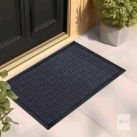 New NAVY Mibao Heavy-Duty Front Door Mat, Dirt Trapper Waterproof Super Absorbent Door Mat for Entryway Outside Patio Porch, 29.5" x 17" X004PXLODB