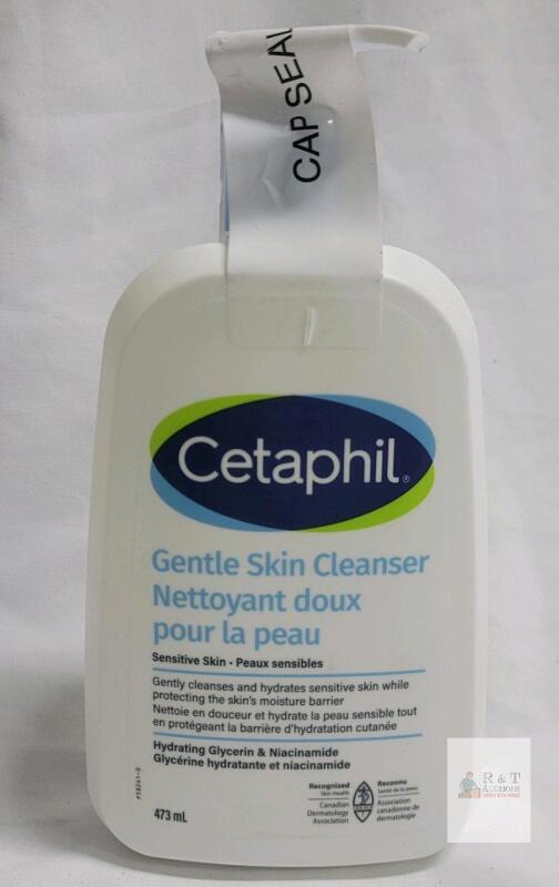 Cetaphil Gentle Skin Cleanser 473mL, Sensitive Skin, Hypoallergenic, Sealed, Lot 435085