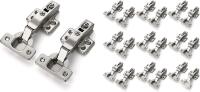 New Ravinte 10 Pack 5 Pairs European Kitchen Cabinet Hinges Soft Close Full Overlay Cabinet Door Hinges Heavy-Duty Frameless Adjustable Concealed Cabinet Cup Hinge