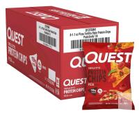 Quest NutritionTortilla Style Protein Chips, Pizza Flavor , 8 Bags, 32g Each . Best Before 2027 MR 19