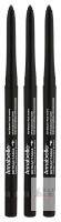 3 New Annabelle JET BLACK Retractable Eyeliner, Intense Colour, Rich Creamy Texture, Long-Lasting, Waterproof, Gluten-Free, Paraben-Free, Fragrance-Free, Cruelty-Free, 0.3 g