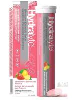 New - HydraLyte Effervescent Electrolyte Tablets - Strawberry Lemonade, Low Sugar Electrolytes Formulated to Accelerate Hydration for All Ages (20 Count) . EXP 2027 / 10