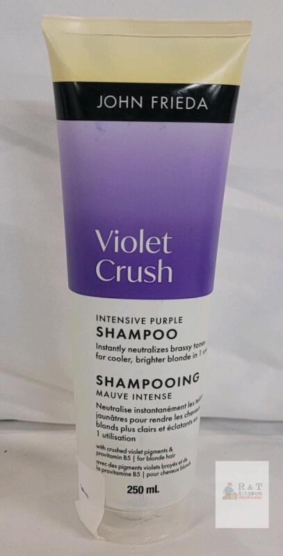 John Frieda Violet Crush Intensive Purple Shampoo 250mL for Blonde Hair, Batch X0123105A