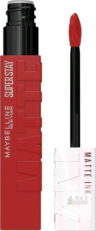 New Maybelline New York Super Stay Matte Ink Liquid Lipstick, Long Lasting High Impact Color, Up to 16H Wear, HUSTLER (Red Brown), 0.17 fl.oz