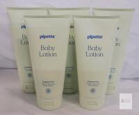 Pipette Baby Lotion, Fragrance Free, 5.7 fl oz Tubes, Hypoallergenic, Set of 5,