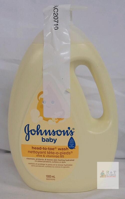 Johnson's Baby Head-to-Toe Wash & Shampoo with Aloe & Vitamin B5, 33.8 fl oz