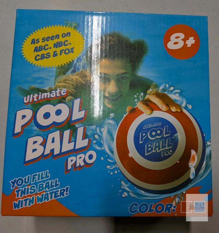 Activ Life Ultimate Pool Ball Pro &ndash; 9" Water-Fill Pool Toy, Blue and Red