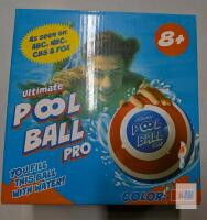 Activ Life Ultimate Pool Ball Pro &ndash; 9" Water-Fill Pool Toy, Blue and Red