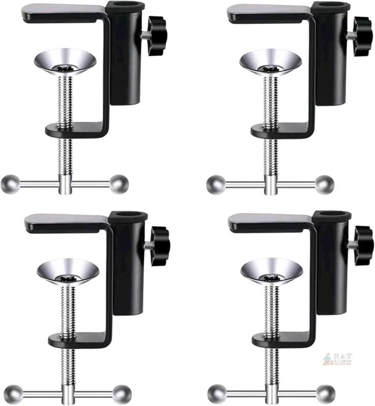 New 14 Pieces Heavy Duty Metal Table Mounting Clamp with Adjustable Positioning Screw