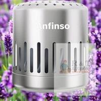New Anfinso Real Lavender Herb Scent Diffuser, Long Lasting Car Air Freshener & Home Odor Eliminator, Scented Sachets Deodorizer, Fragrance Air Diffuser for Closets, Drawers, Basement, Smoke, Home, Approx 3.15" Tall
