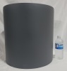 New 16" Diameter Lightweight Medium Fiberglass Cylinder Planter , Grey - 2