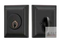 New - Emtek Brass Wilshire Deadbolt , Single Cylinder w/2 Keys