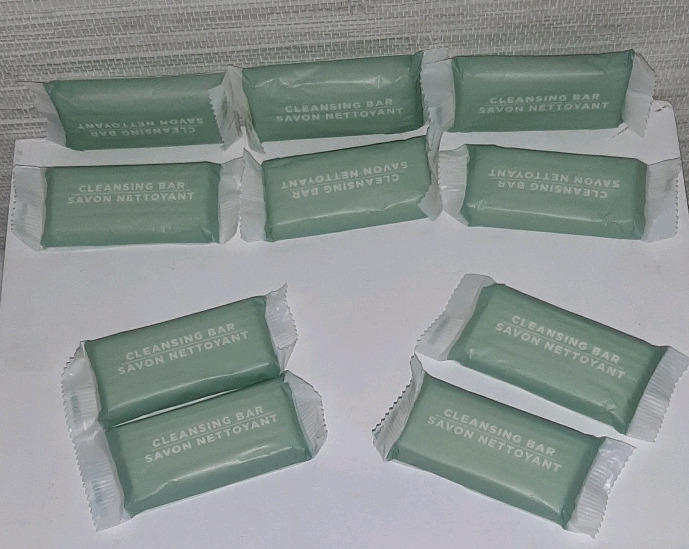 New 10 Individually Wrapped Travel Size Cleansing Bars