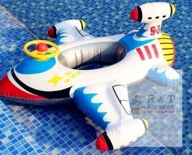 New - Inflatable Aircraft Yacht Pool Float &bull; 45&rdquo; X 39&rdquo;