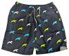 New Size 4XL* (See Desc) Men's Drawstring Seagull Print Lightweight Shorts - 3