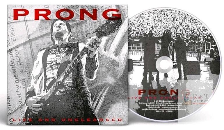 New PRONG Live and Uncleansed, Audio CD (Heavy Metal)