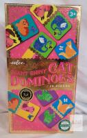 eeBoo Giant Shiny Cat Dominoes, 28 Pieces, Recycled Material, Ages 3+, Illustrated Game Set
