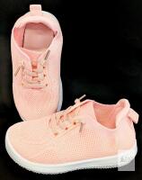 New Size 28 Kids' Slip-On Stretch Knit Barefoot Sneakers, Elastic Laces